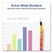 Avery Ready Index 11 in. x 9.25 in. 8-Tab 1 to 8 Extra Wide Tabs Customizable TOC Dividers - Multicolor Tabs/White (1-Set)
